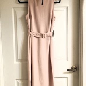 Express light pink dress
